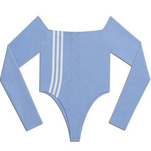 Adidas Women's IVY Park x Light Blue Terry Body Suit H21162